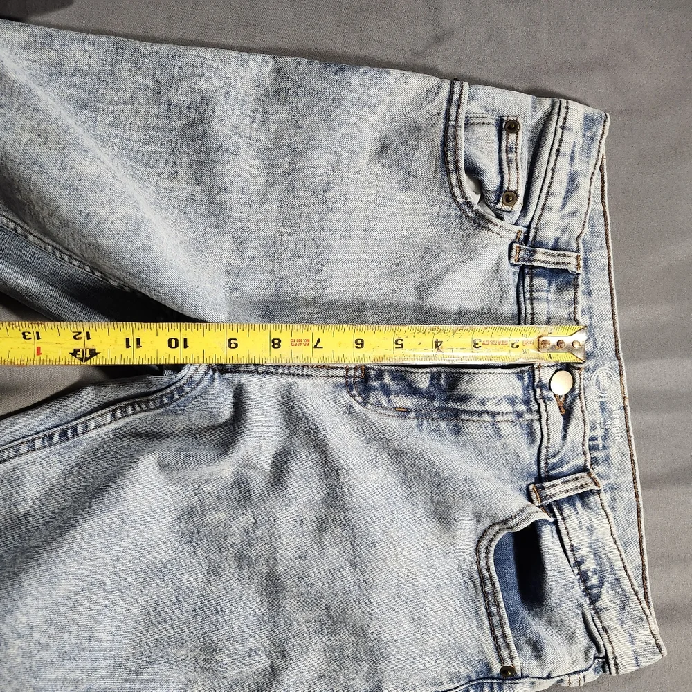 WONDER NATION Stonewash Denim Jeans Y2K Stretchy Women's Sz. 16 (29X29) EUC - Picture 7 of 12